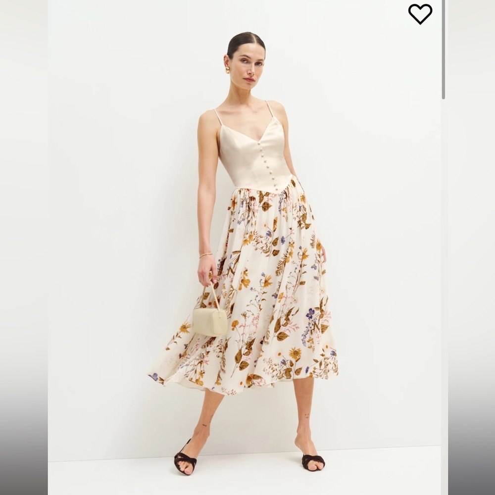 Reformation Everleigh Satin Dress (BNWT)